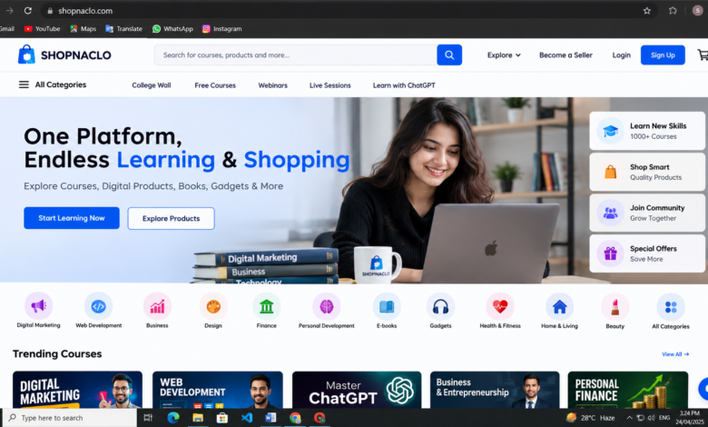 Company Website Shopnaclo
