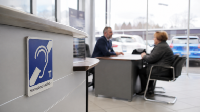 car dealership with hearing loop